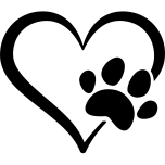 Paw heart