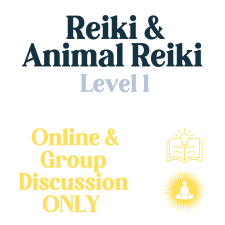 Reiki & Animal Reiki Level 1 Online & Group Discussion Only